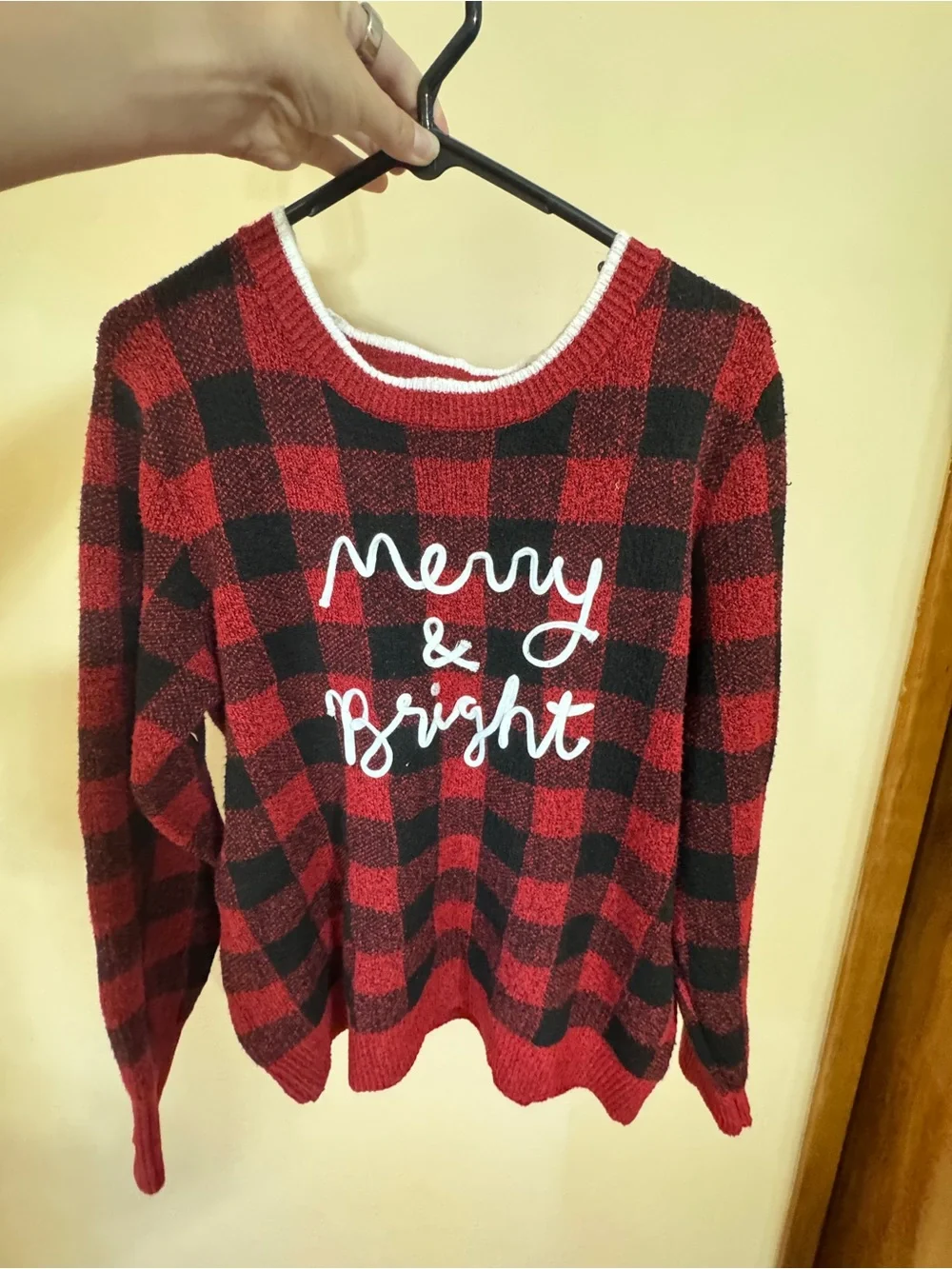 Holiday Time Red and Black Plaid 